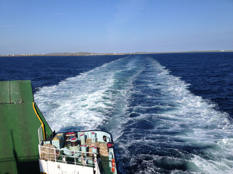 Departing from Tiree