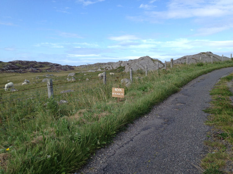 The 10k race start near Totronald