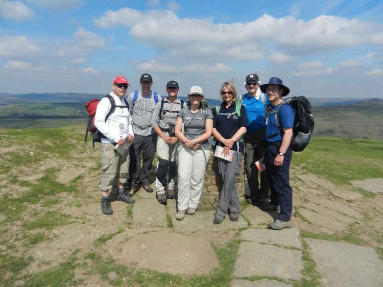 DofE Supervisor Trainees on Lose Hill