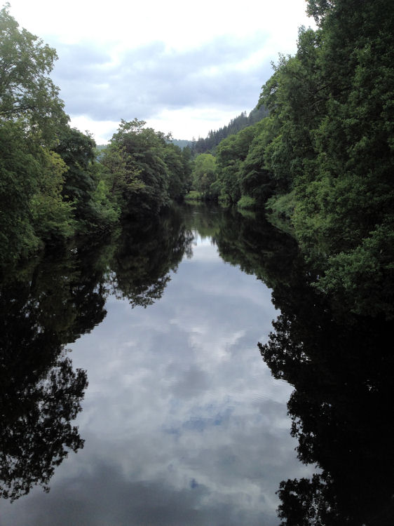 Reflection on the River Conwy
