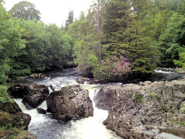 The River Llugwy near Pont-y-Pair