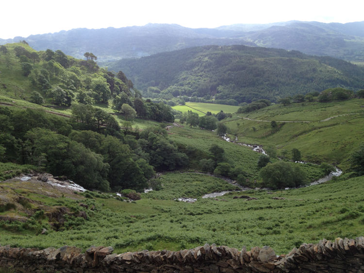 View back down to Nant Gwynant