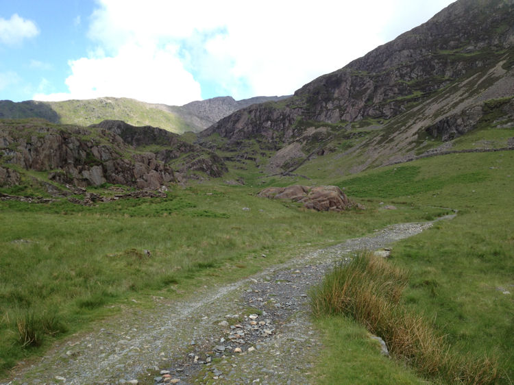 Approaching Gladstone Rock