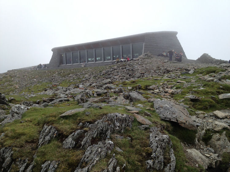 Approaching the summit: Hafod Eryri, the Summit Visitor Centre