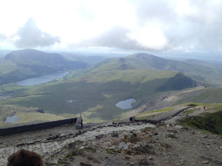 Mynydd Mawr (698m), Llyn Cwellyn and Moel Eilio (726m)