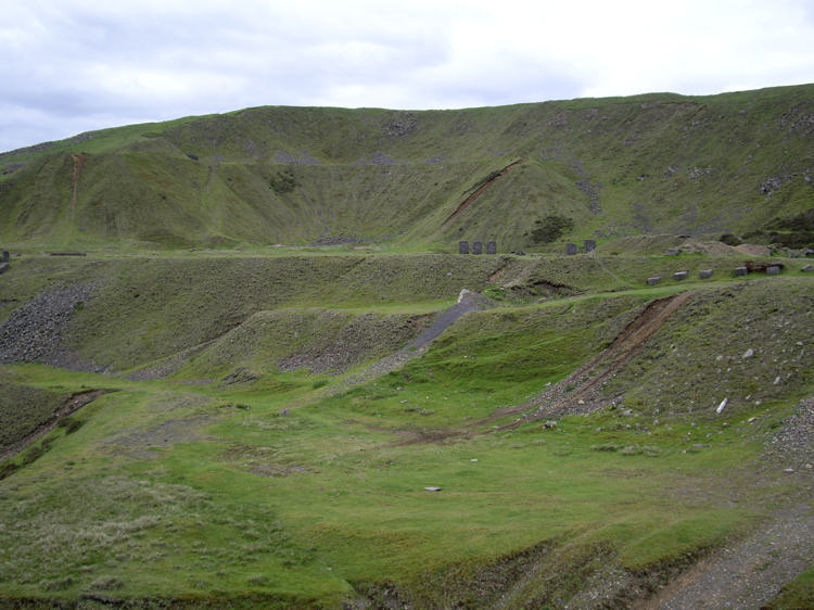 Abandoned workings of Titterstone Quarry