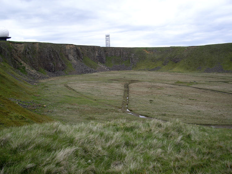 Abandoned workings of Titterstone Quarry