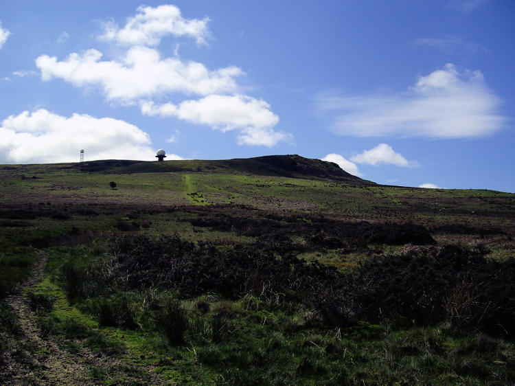 The descent of the north slope of Titterstone Clee