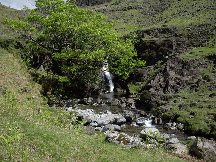 One of the waterfalls on the River Esk