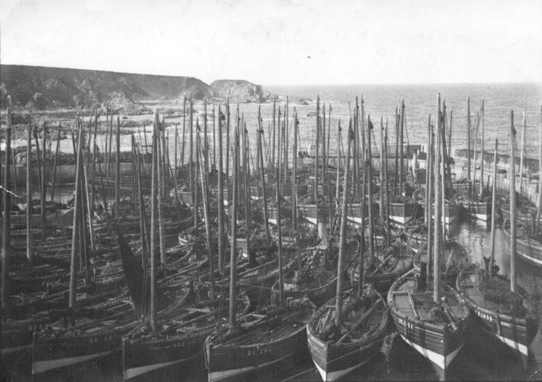 Zulu fishing boats in Portknockie Harbour Zulu fishing boats in Portknockie Harbour