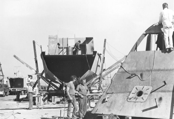 William at Dillingham Shipyards, North Fremantle, Western Australia