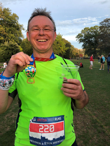 The British Beer Run Windsor medal / bottle opener