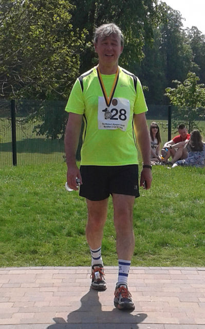 The Wenlock Olympian Half Marathon medal