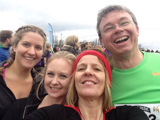 Group selfie: Hollie, Tahni, Sally and Neil