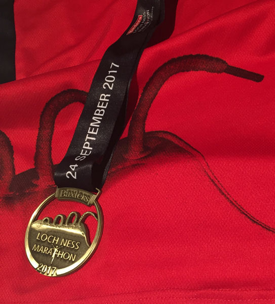 Baxters Loch Ness Marathon medal