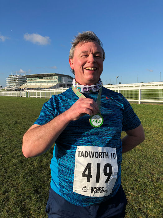 Epsom Racecourse and the Tadworth 10 Mile medal