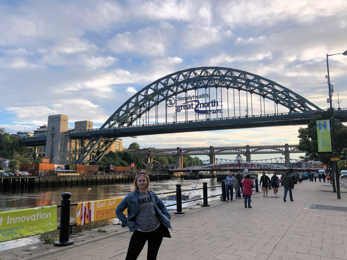 Tahni and the Tyne Bridge