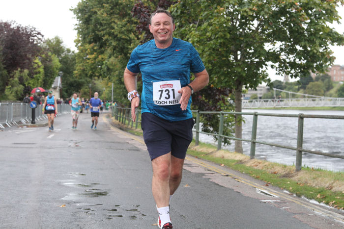 Running alongside the River Ness