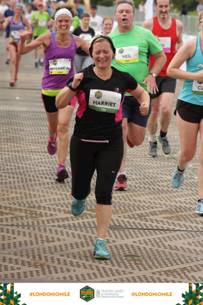 The London 10 Mile finish