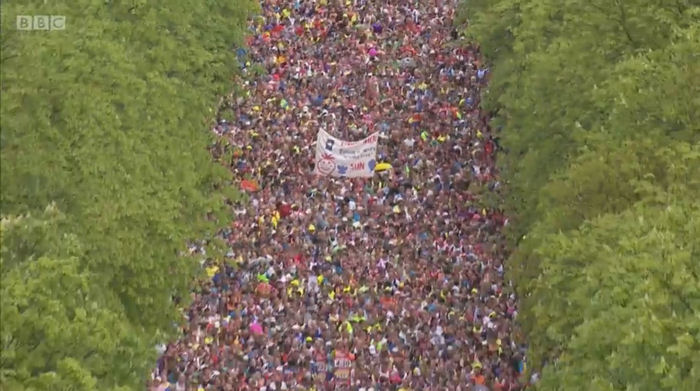 Red Start Zones 8 and 9 in Greenwich Park